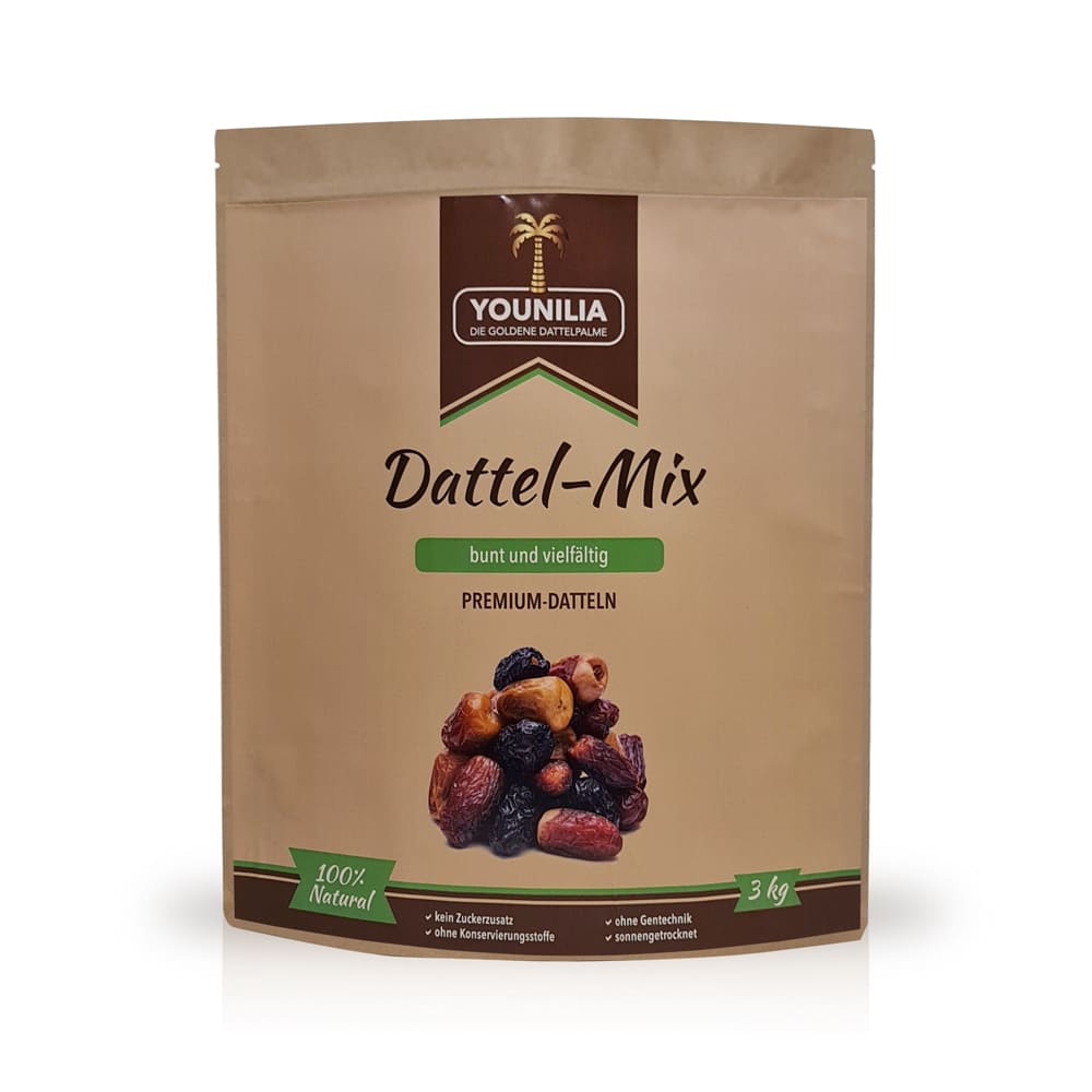 Dattelmischung, 3 kg Packung – verschiedene Sorten, süß & aromatisch