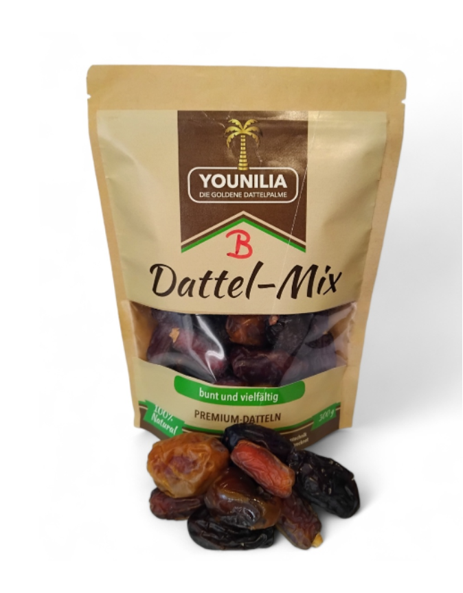 Dattel-Mix von Younilia im 500g Beutel – bunte Mischung aus Premium-Datteln in bester Qualität günstig kaufen