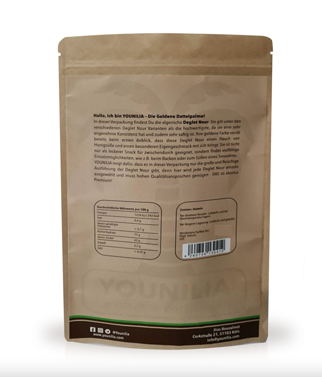 Deglet Nour Datteln in 800 g Verpackung – fruchtig & weich