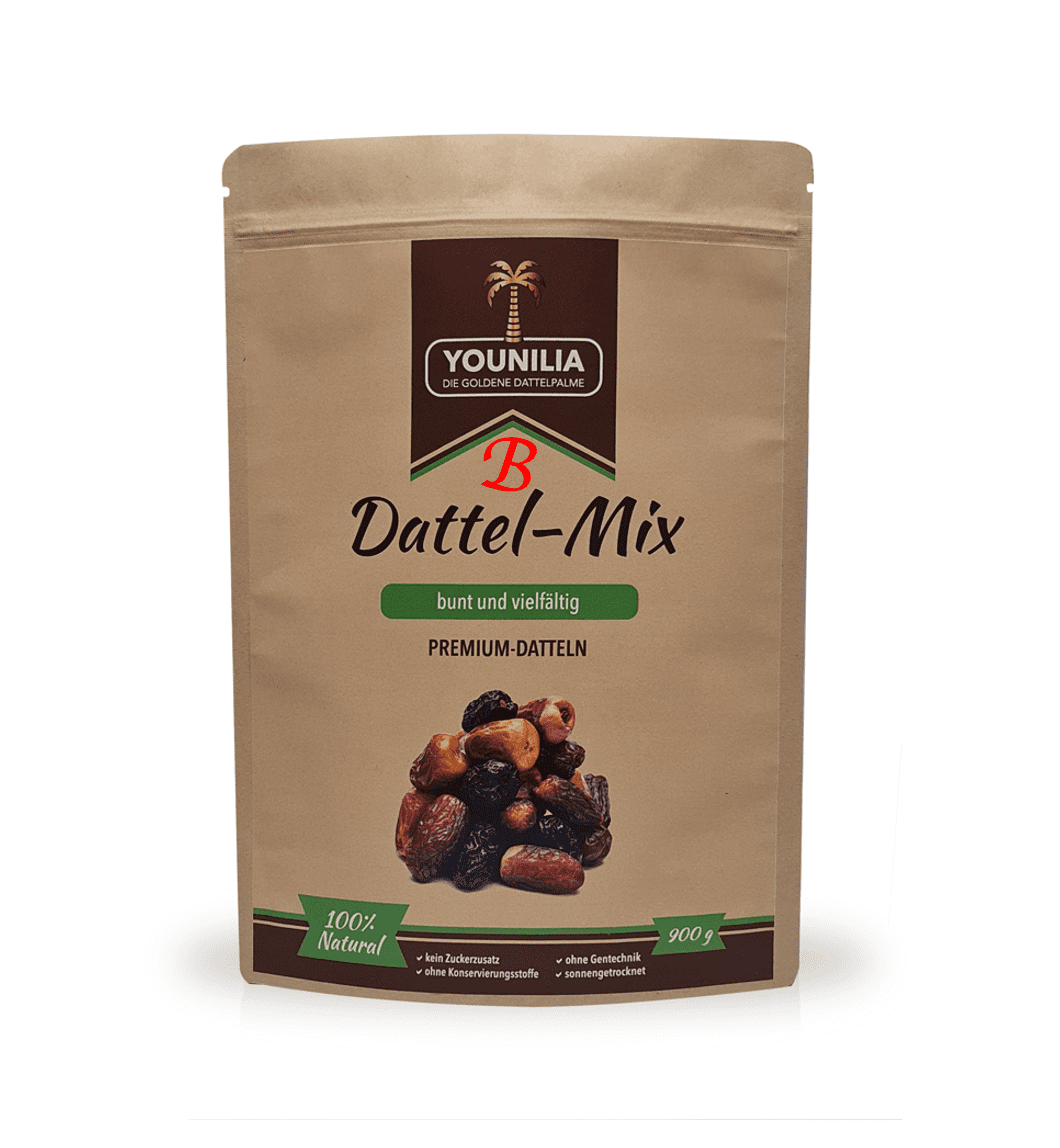 Dattelmix, 900 g Packung – süß & aromatisch