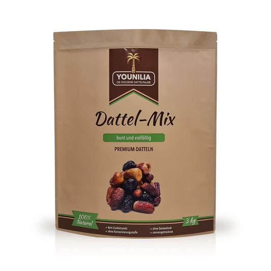 Dattelmischung, 3 kg Packung – verschiedene Sorten, süß & aromatisch