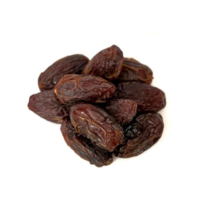 Medjool Datteln 2kg Packung, große und saftige Premium-Datteln, ideal für den Snack oder die Zubereitung von Gerichten, 100% natürlich und ohne Zuckerzusatz.