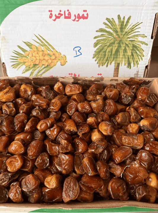 Weiche Datteln Sukkari Rutab 3 kg aus Al-Quassim neue Ernte