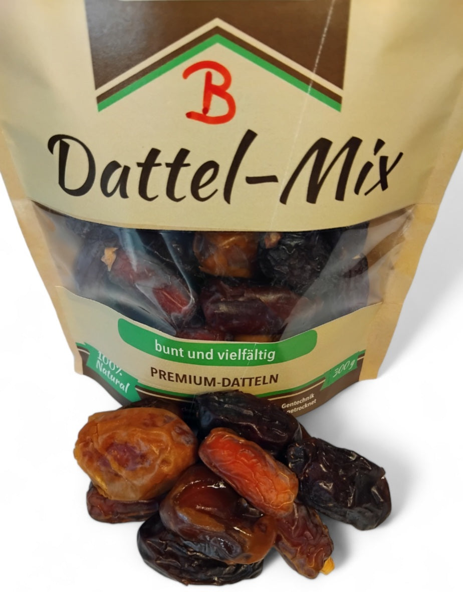 Arabischer Dattel-Mix von Younilia im 500g Beutel – vielfältige Mischung aus Premium-Datteln bunt und aromatisch