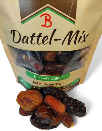 Arabischer Dattel-Mix von Younilia im 500g Beutel – vielfältige Mischung aus Premium-Datteln bunt und aromatisch