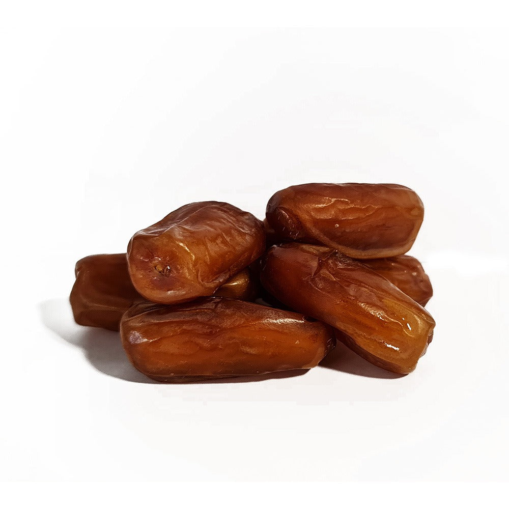 Deglet Nour Premium-Datteln mit honigsüßem und karamelligem Geschmack.